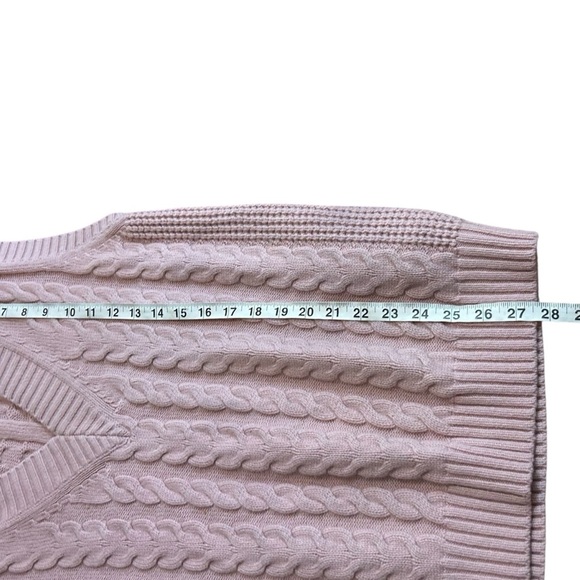 Aritzia Sunday Best Winston Vest- Oversized Cable Knit Sweater Vest- Size Small - Picture 9 of 15